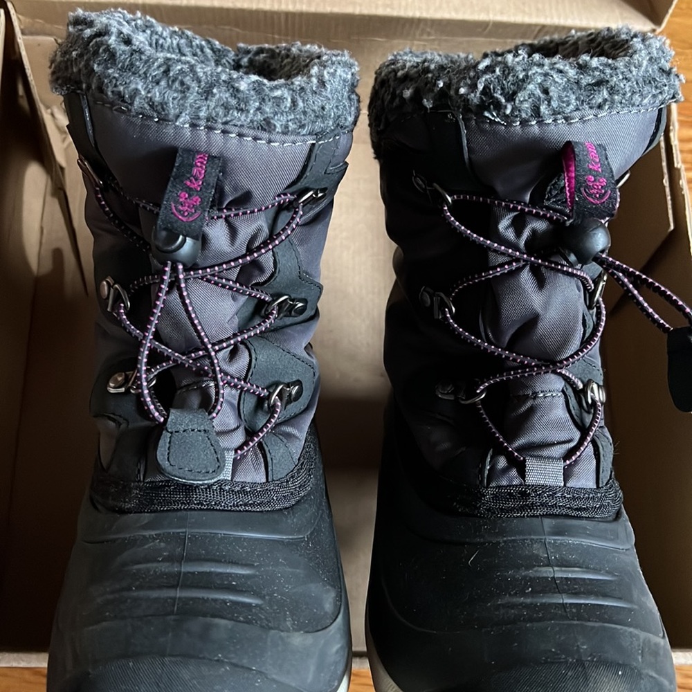 Kamik Dashaway Boot (Kid Size 2) Color Charcoal